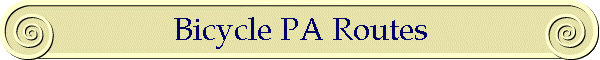 Bicycle PA Routes